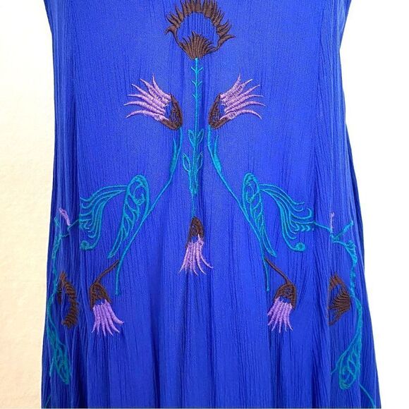 FREE PEOPLE INTIMATELY ADELAIDE FESTIVAL EMBROIDERED SLIP DRESS - Picture 5 of 14